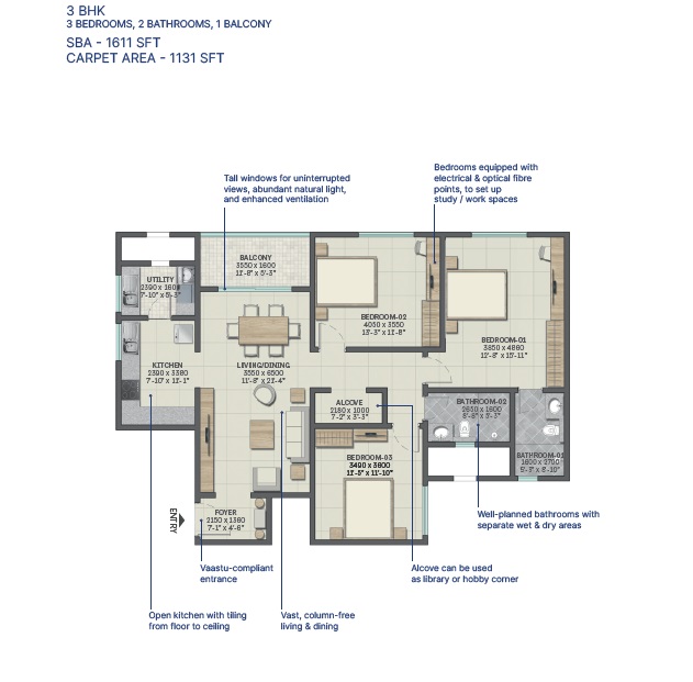 Image of floor and plan